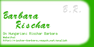 barbara rischar business card